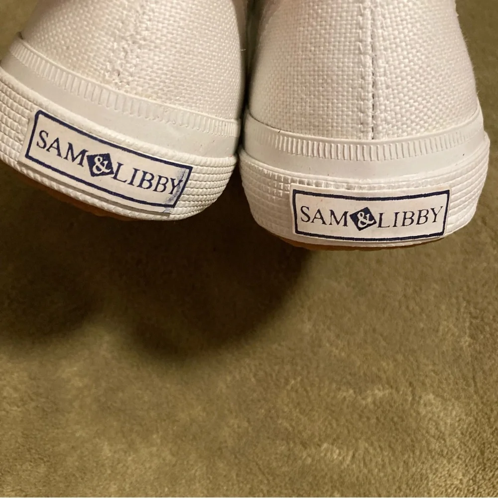 NIB Vintage Sam & Libby Jackie Canvas Shoes Sneakers Size 7.5 - Picture 7 of 13